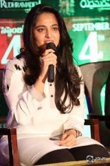 Anushka at Rudramadevi Movie Release Date Press Meet